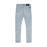 RTA Denis Mini Flare Distressed Porcelain Jeans at Gravity NYC